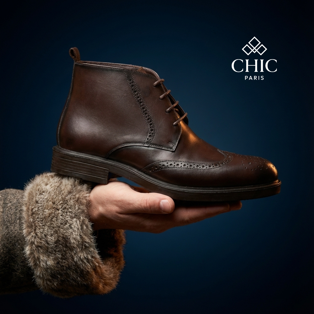 Chic Wingtip Boot